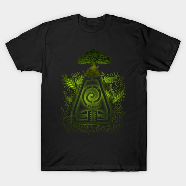 Tribal Earth. T-Shirt by hybridgothica